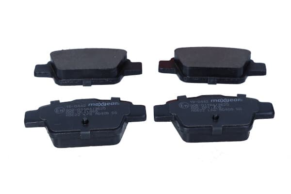 MAXGEAR 19-0442 - MAXGEAR KLOCKI HAMULCOWE FIAT TYŁ STILO/BRAVO/MITO BEZ CZUJNIKÓW