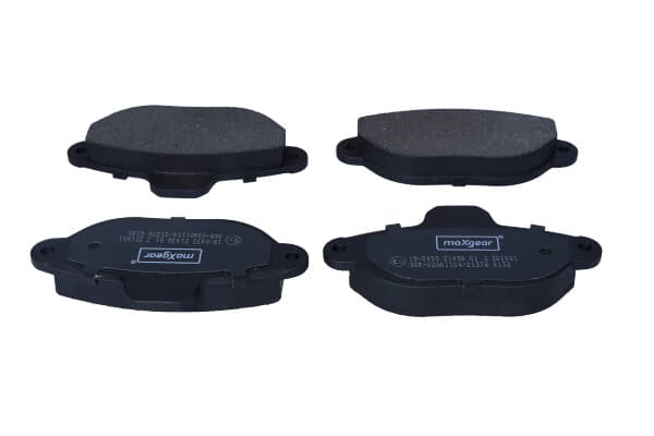 MAXGEAR 19-0493 - MAXGEAR KLOCKI HAMULCOWE FIAT PRZÓD PUNTO/SC/CC/PANDA
