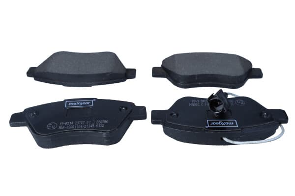 MAXGEAR 19-0514 - MAXGEAR KLOCKI HAMULCOWE FIAT PRZÓD STILO 1,2/1,6 16V 01-/IDEA Z CZUJNIKIEM