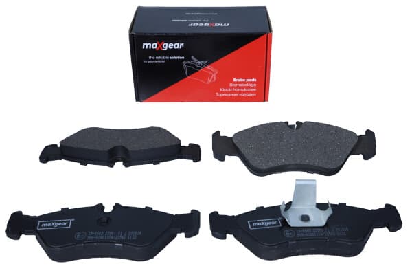 MAXGEAR 19-0662 - MAXGEAR KLOCKI HAMULCOWE MERCEDES TYŁ SPRINTER 208-312 95-