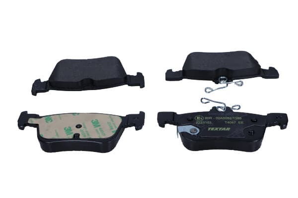 TEXTAR 2223103 - TEXTAR KLOCKI HAMULCOWE FORD TYŁ FOCUS/GALAXY/KUGA/MONDEO/S-MAX 1,0-2,0 14-