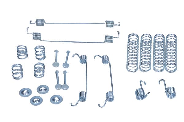 MAXGEAR 27-0722 - MAXGEAR SPRĘŻYNY SZCZĘK HAMULCOWYCH PEUGEOT TYŁ 1007/208/301 05-