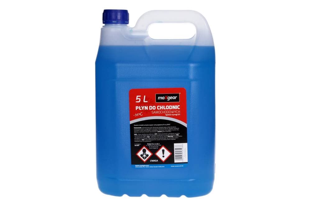 MAXGEAR 36-0075 - MAXGEAR PŁYN DO CHŁODNIC 5L -35C (NIEBIESKI) G11 NA DODATKACH BASF