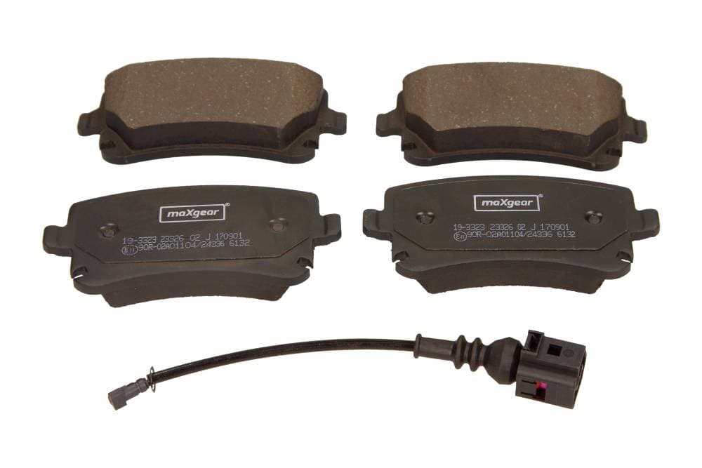 MAXGEAR 19-3323 - MAXGEAR KLOCKI HAMULCOWE VW TYŁ T5 03-/A4/A6/A8 04- 1 CZUJNIK