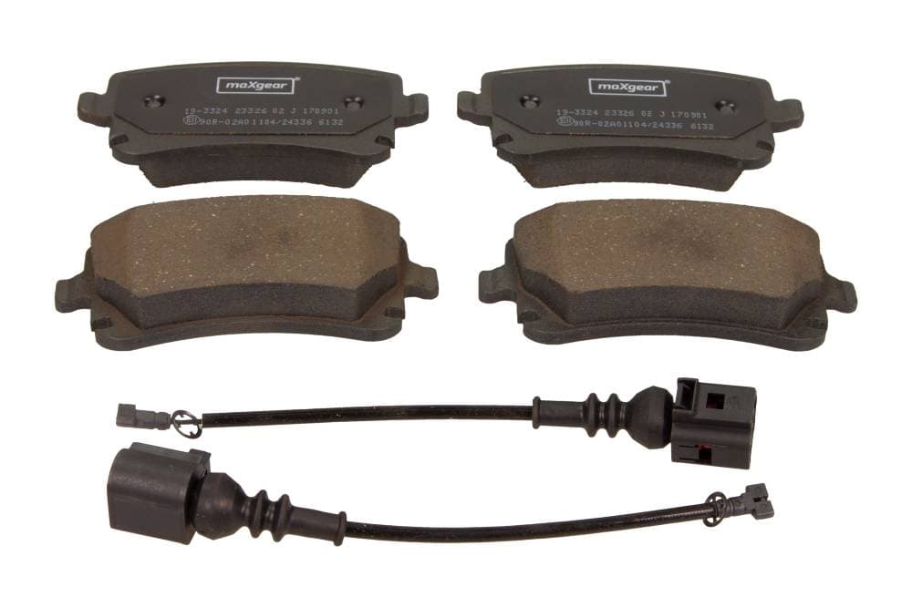 MAXGEAR 19-3324 - MAXGEAR KLOCKI HAMULCOWE VW TYŁ T5 03-/A4/A6/A8 04- 2 CZUJNIKI