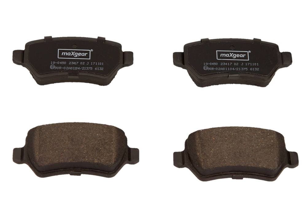 MAXGEAR 19-0450 - MAXGEAR KLOCKI HAMULCOWE OPEL TYŁ ASTRA G/H/ZAFIRA SYSTEM TRW/LUCAS