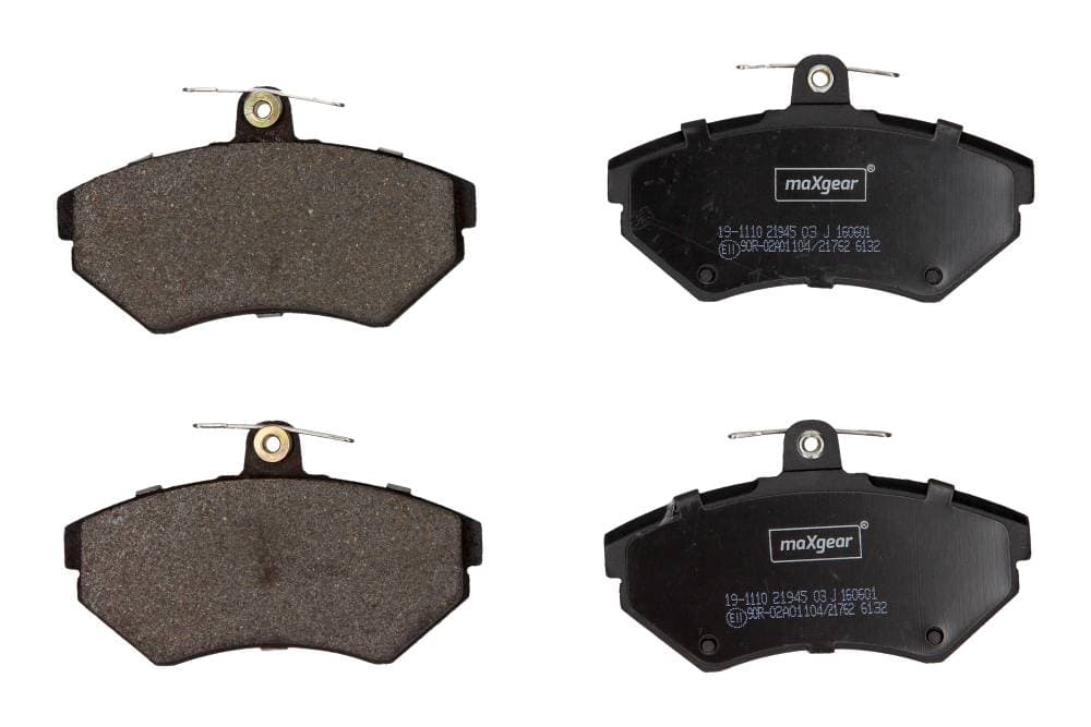 MAXGEAR 19-1110 - MAXGEAR KLOCKI HAMULCOWE VW PRZÓD POLO/CADDY/IBIZA/CORDOBA/VENTO/GOLF 3