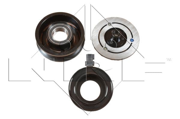 NRF NRF380045 - NRF SPRZĘGŁO KOMPRESORA KLIMATYZACJI VISTEON VS16/18 5PK/117MM 12V FORD FOCUS  05-