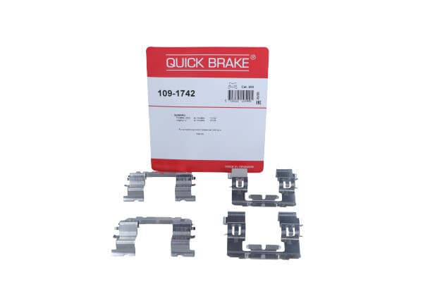 QUICK BRAKE QB109-1742 - QUICK BRAKE ZESTAW INST. KLOCKÓW HAM. SUBARU FORESTER/LEGACY/OUTBACK 02-