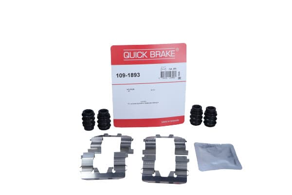 QUICK BRAKE QB109-1893 - QUICK BRAKE ZESTAW INST. KLOCKÓW HAM. HYUNDAI P. I20 1,1-1,6 CRDI 08-15