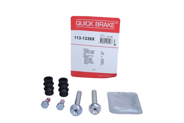QUICK BRAKE QB113-1339X - QUICK BRAKE ZESTAW NAPR. ZACISKU HAM. AUDI/CITROEN/FIAT/FORD/KIA/DB/OPEL/SKODA