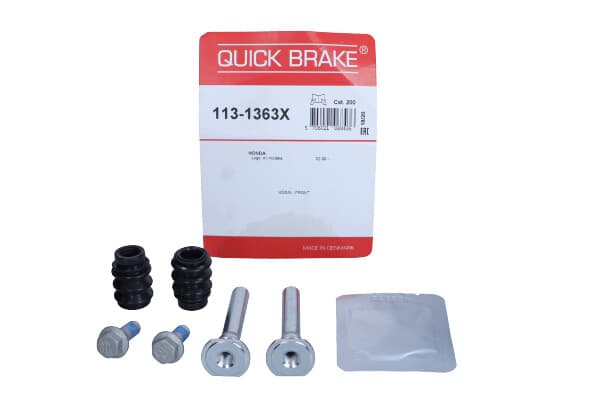 QUICK BRAKE QB113-1363X - QUICK BRAKE ZESTAW NAPRAWCZY ZACISKU HAMULCOWEGO SUZUKI PRZÓD LIANA 01-