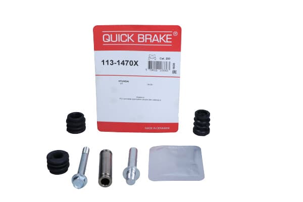 QUICK BRAKE QB113-1470X - QUICK BRAKE ZESTAW NAPR. ZACISKU HAM. HYUNDAI  P. I10/I20 08-17