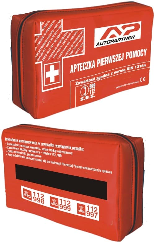 VERA apteczki VERA01 - VERA APTECZKA SAMOCHODOWA DIN 13164 PLUS