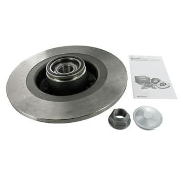 SKF VKBD1007 - SKF TARCZA HAMULCOWA RENAULT TYŁ LAGUNA II ABS KOMPLET SZT. Z ŁOŻYSKIEM