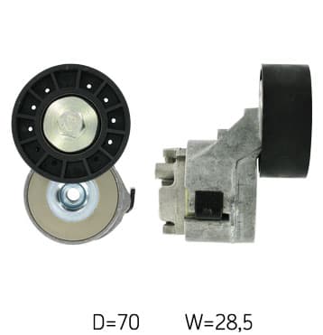 SKF VKMCV52012 - SKF NAPINACZ PASKA WIELOROWKOWEGO FIAT 2,3JTD