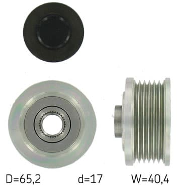 SKF VKM03206 - SKF KOŁO PASOWE ALTERNATORA OPEL