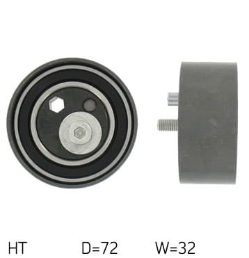 SKF VKM11202 - SKF ROLKA PASKA ROZRZĄDU VW V6 2,4-2,