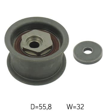 SKF VKM25500 - SKF ROLKA PASKA ROZRZĄDU OPEL V6 2,5