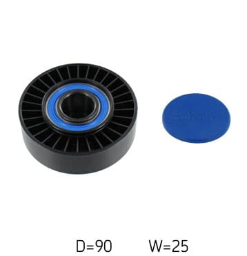 SKF VKM31007 - SKF ROLKA PASKA WIELOROWKOWEGO VW 2,4D