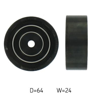 SKF VKM31038 - SKF ROLKA PASKA WIELOROWKOWEGO VW 2,5TDI V6 24V AFB,AKN G
