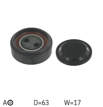SKF VKM31040 - SKF ROLKA PASKA WIELOROWKOWEGO VW 2,5TDI V6 24V 97-AFB,AK