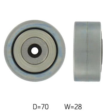 SKF VKM31211 - SKF ROLKA PASKA WIELOROWKOWEGO VW 2,0TDI A6