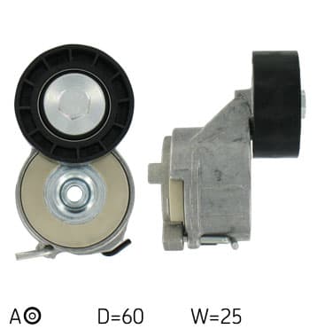 SKF VKM33161 - SKF NAPINACZ PASKA WIELOROWKOWEGO CITROEN 1,6HDI 05-