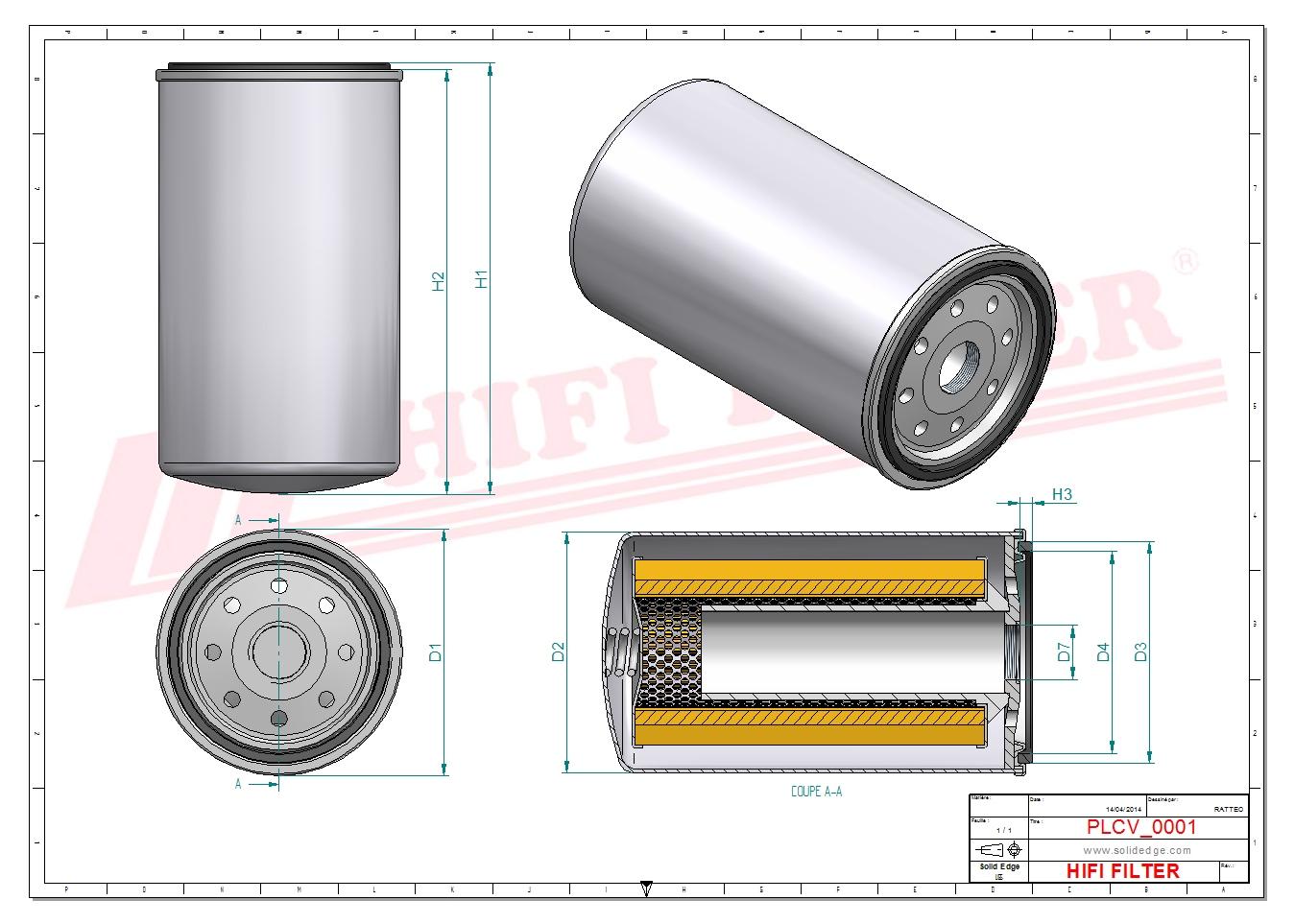 Filtr Paliwa SN 5052