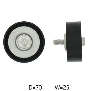 SKF VKM33045 - SKF ROLKA PASKA WIELOROWKOWEGO CITROEN 2,0