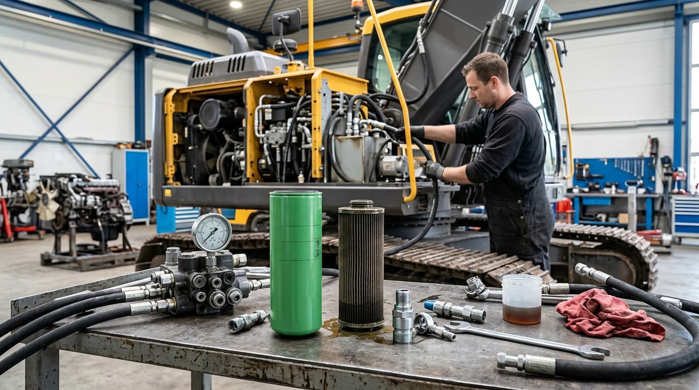 Hydraulikfilter: Ratgeber für Baumaschinen und Industrie