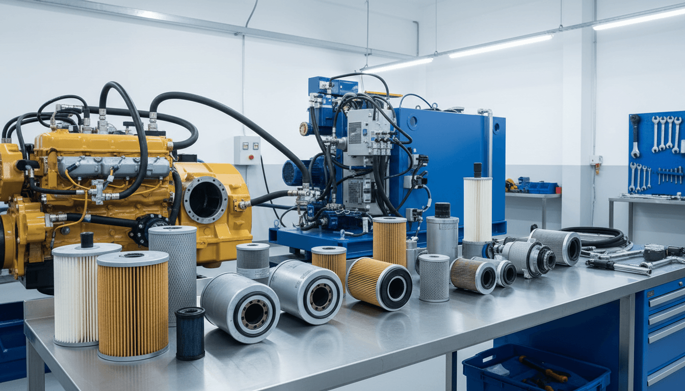 Hydraulikfilter: Schutz für Baumaschinen, Landmaschinen & Industrie